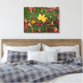 Herbstleaves Leinwanddruck (Insitu (Schlafzimmer))
