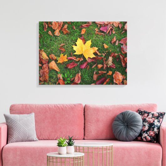 Herbstleaves Leinwanddruck (Insitu (Wohnzimmer))