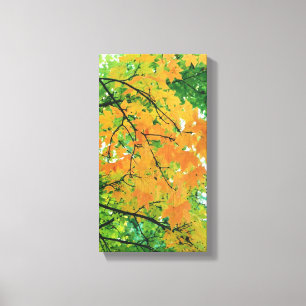 Herbstleaves Leinwanddruck