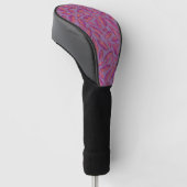 Herbstleaves Lila Golf Head Cover Headcover (angewinkelt)