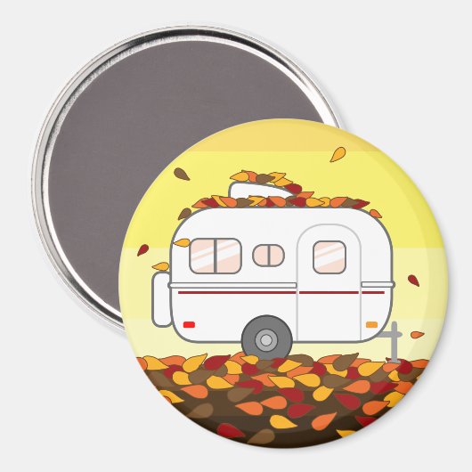 Herbstleaves Magnet (Vorderseite/Rückseite)
