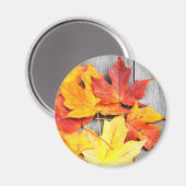 Herbstleaves Magnet (Vorderseite/Rückseite)