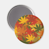 Herbstleaves Magnet (Vorderseite/Rückseite)