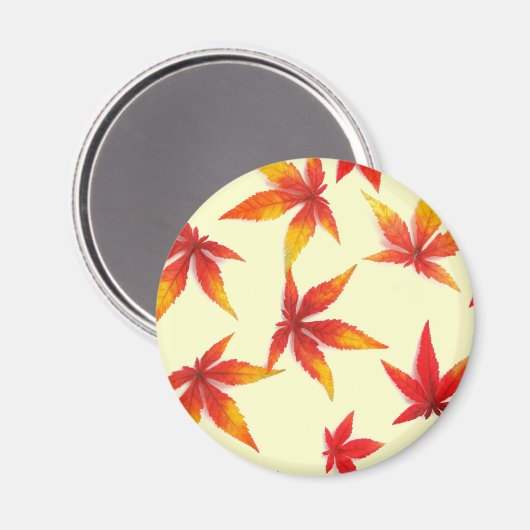Herbstleaves Magnet (Vorderseite/Rückseite)