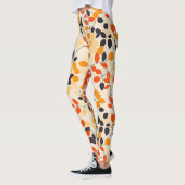 Herbstleaves mit warmen Farben Leggings (Links)