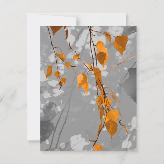 Herbstleaves Mitteilungskarte (Vorderseite)