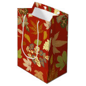 Herbstleaves Mittlere Geschenktüte (Vorderseite Schrägansicht)