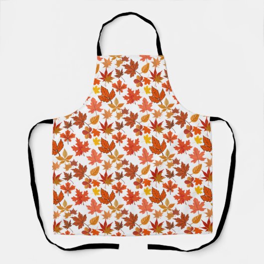 Herbstleaves Muster 01x4b No BG Schürze (Vorderseite)