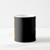 Herbstleaves Muster Fall Design Acorns Weizen Kaffeetasse (Mittel)