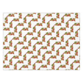 Herbstleaves Muster weiße Tablette Tischdecke (Vorderseite (Horizontal))