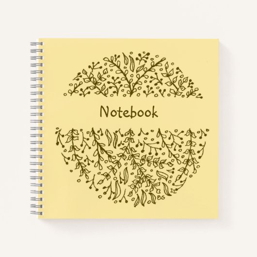 Herbstleaves Notebook Notizblock (Vorderseite)