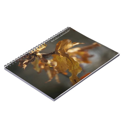 Herbstleaves Notebook Notizblock (Linke Seite)