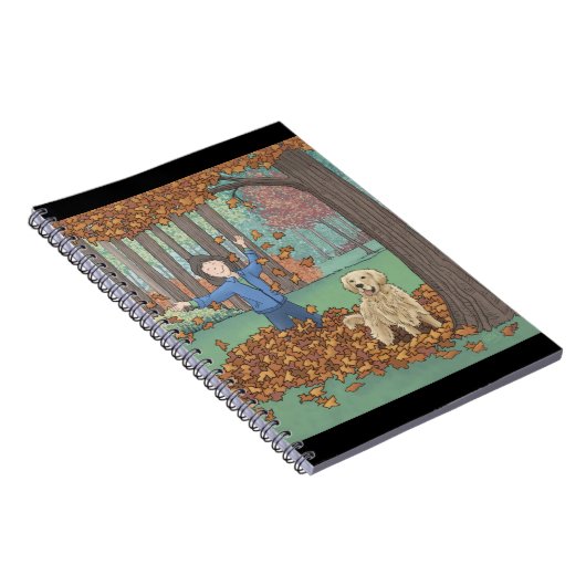 Herbstleaves Notebook Notizblock (Rechte Seite)