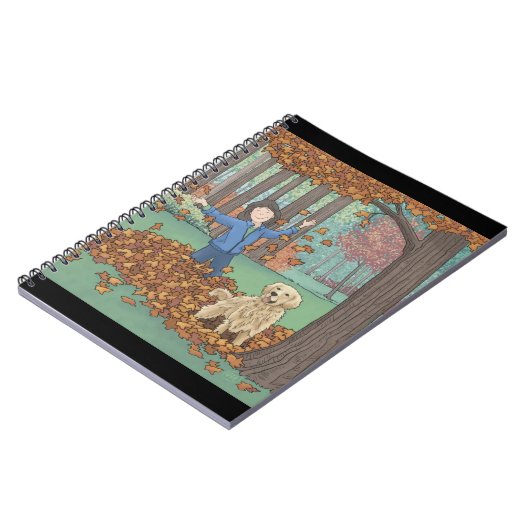Herbstleaves Notebook Notizblock (Linke Seite)