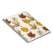 Herbstleaves Notebook Notizblock (Rechte Seite)