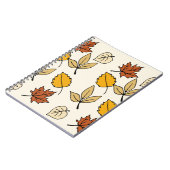 Herbstleaves Notebook Notizblock (Linke Seite)