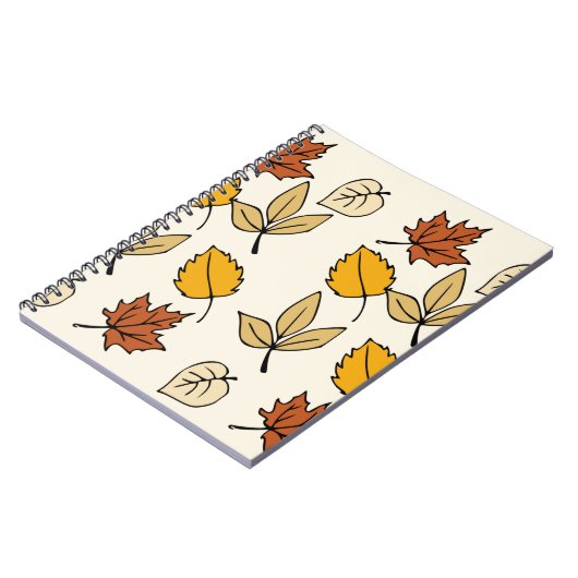 Herbstleaves Notebook Notizblock (Linke Seite)