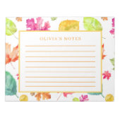 Herbstleaves Notizblock (Vorderseite)