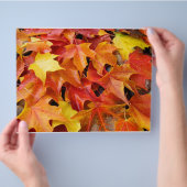 Herbstleaves Orange Yellow Red Flyer Paper (Hand)