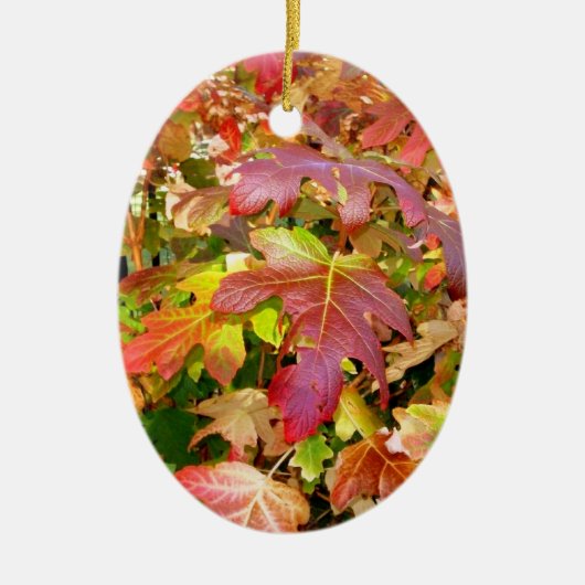 'Herbstleaves'-Ornament Keramikornament (Vorne)