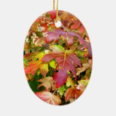 'Herbstleaves'-Ornament Keramikornament (Hinten)