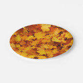 Herbstleaves Pappteller (Schrägansicht)