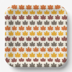 Herbstleaves Pappteller