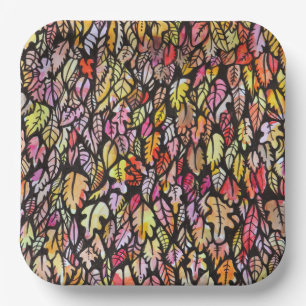 Herbstleaves Pappteller