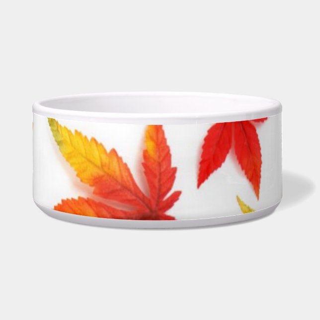 Herbstleaves Pet Bowl Napf (Vorderseite)