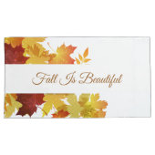 Herbstleaves Pillowcase-Set Kissenbezug (Vorderseite-Rechts)