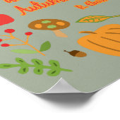 Herbstleaves Poster (Ecke)