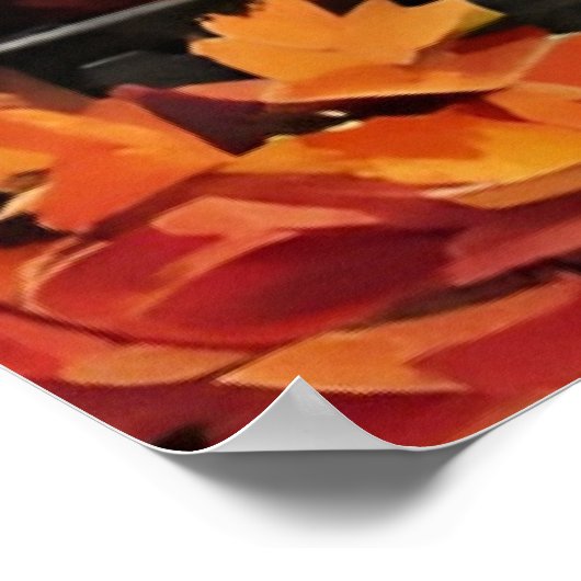 Herbstleaves Poster (Ecke)