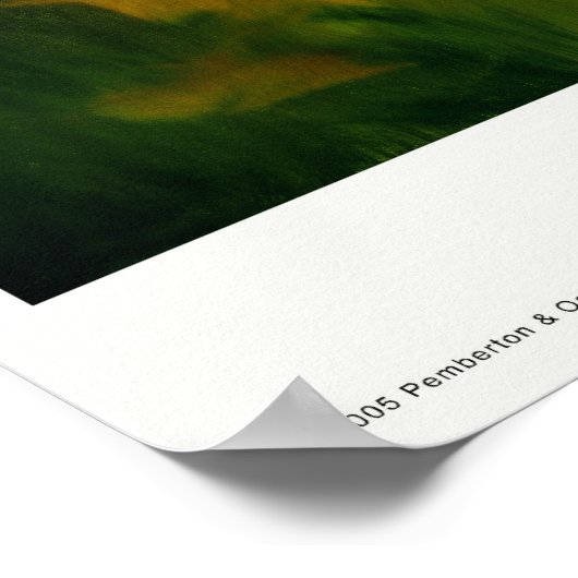 Herbstleaves Poster (Ecke)