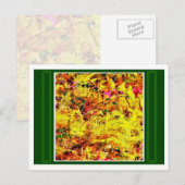 Herbstleaves Postkarte (Vorne/Hinten)