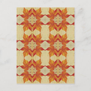 Herbstleaves Postkarte