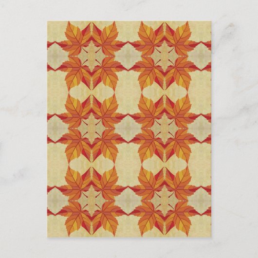 Herbstleaves Postkarte (Vorderseite)