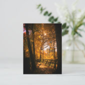 Herbstleaves Postkarte (Stehend Vorderseite)