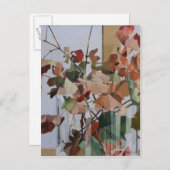 Herbstleaves Postkarte (Vorne/Hinten)