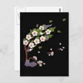 Herbstleaves Postkarte (Vorne/Hinten)