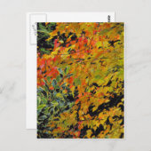 Herbstleaves Postkarte (Vorne/Hinten)