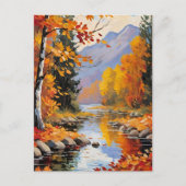 Herbstleaves Postkarte (Vorderseite)