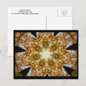 Herbstleaves Postkarte (Vorne/Hinten)