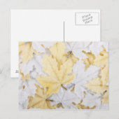 Herbstleaves Postkarte (Vorne/Hinten)