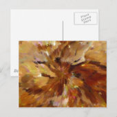 Herbstleaves Postkarte (Vorne/Hinten)
