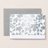 Herbstleaves & Pumpkin Luxus Erntedank Real Folienkarte (Rückseite mit Umschlag)