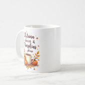 Herbstleaves & Pumpkins Bitte Kaffeetasse (Vorderseite Links)