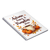 Herbstleaves & Pumpkins Bitte Notizblock (Rechte Seite)
