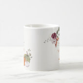 Herbstleaves & Pumpkins Bitte rustikale Wasserfarb Kaffeetasse (Mittel)