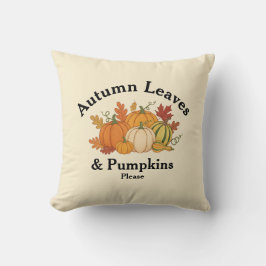 Herbstleaves & Pumpkins - Rustikale Wohngestaltung Kissen