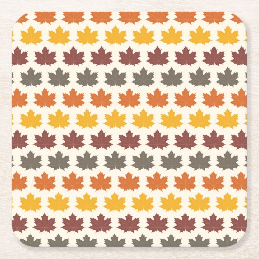 Herbstleaves Rechteckiger Pappuntersetzer (Vorderseite)